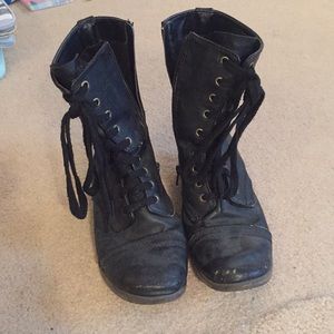Black Combat Boots